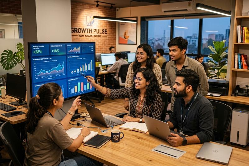 Best digital marketing agency in Indore team collaboration - Digitalads