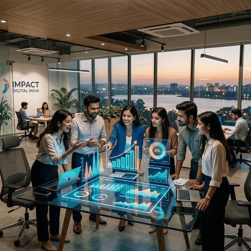 Digitalads performance marketing agency team in Indore leveraging AI and automation for client growth