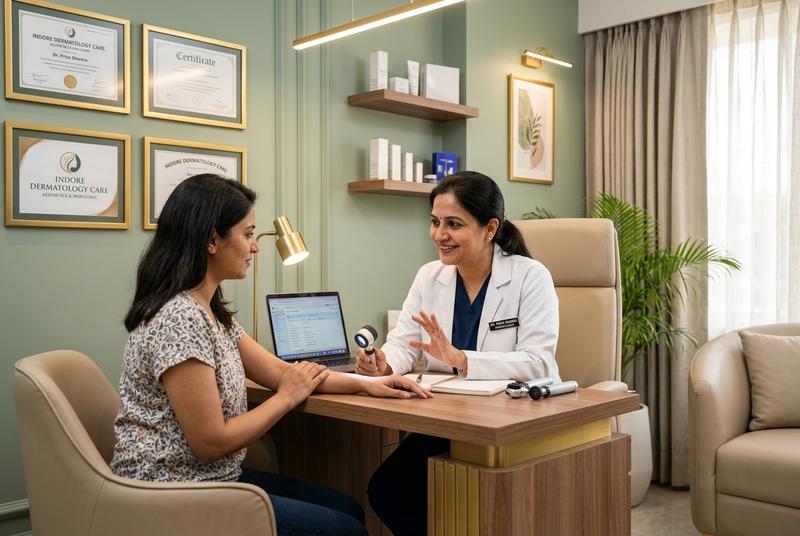 Digitalads Indore Meta Ads and WhatsApp Automation Case Study for Skin and Hair Clinic